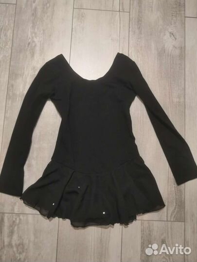 Купальник для танцев для девочки черный