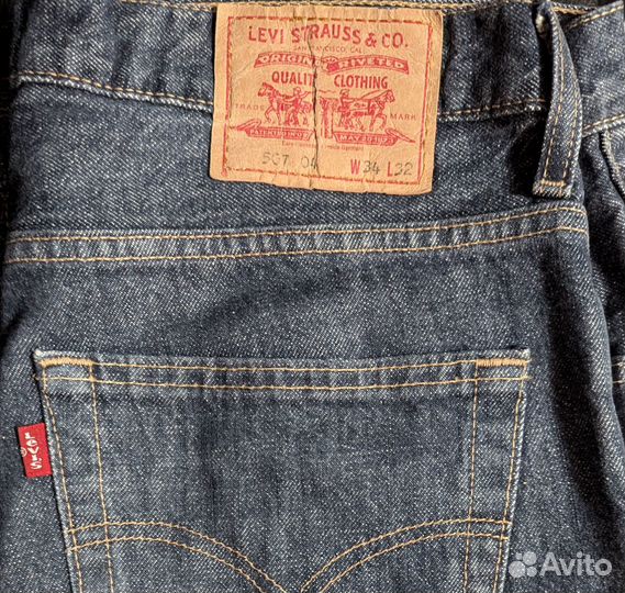 Джинсы Levi's 507' 04 Bootcut винтаж made in UK