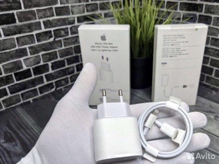 Провод на iPhone type c lightning