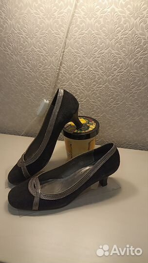 Туфли женские 40 размер, натуральная замша
