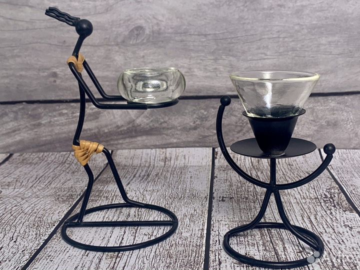 Металлические подсвечники для плавающей свечи