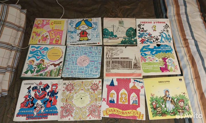 Декоративные виниловые пластинки разные для декора