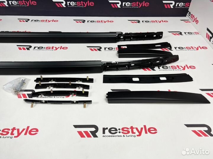 Рейлинги Mitsubishi Outlander 13г Черные N2136