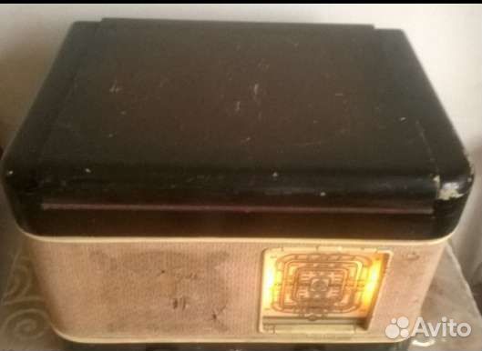 Старинная ламповая радиола рекорд 1950-е гг СССР