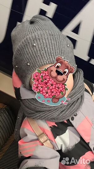 Набор шапка и шарф