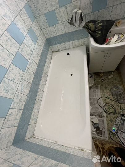 Реставрация ванн жидким акрилом и мрамором