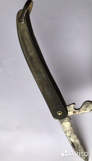 Нож перочинный СССР, рыбы, павлово