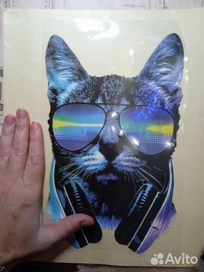 Переводки термо наклейки патчи мотоцикл кот ле