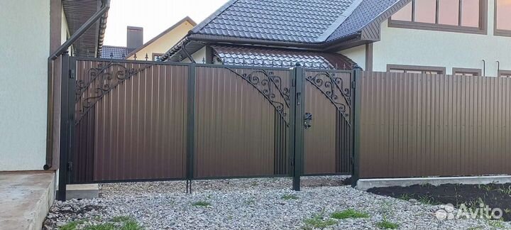 Ворота кованые