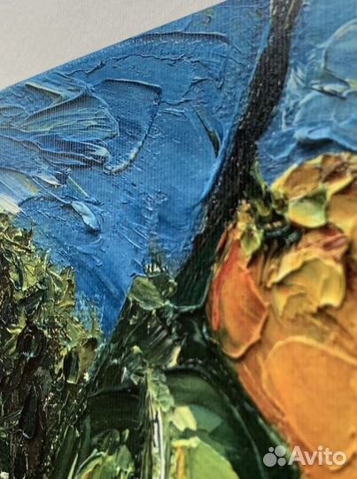 Фото Принт картина Лимоны Италия Море пейзаж