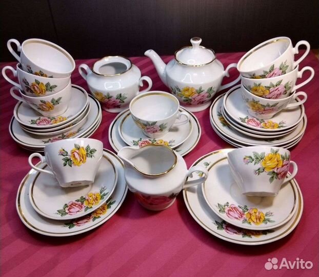 Чайный сервиз, Рига фарфор