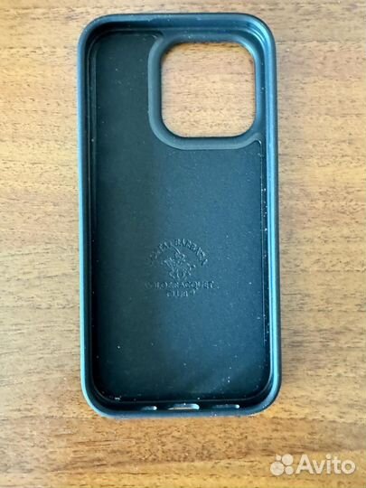 Чехол на iPhone 15 pro Santa Barbara+ стекло