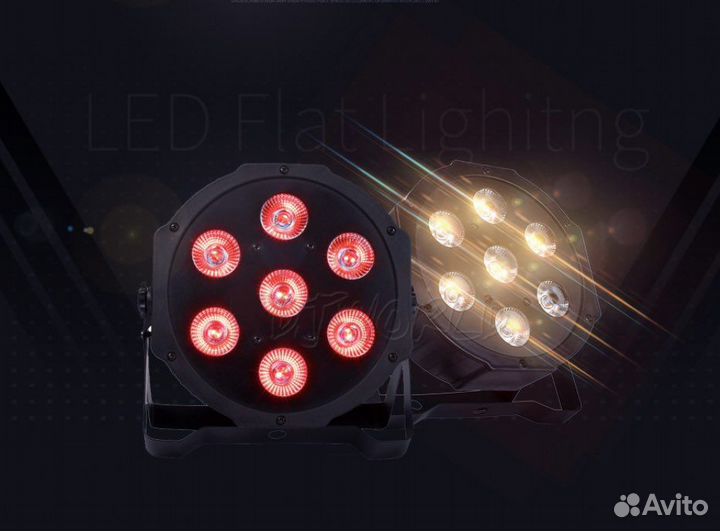 Par led 7*12 (светодиодный светильник) 18x18