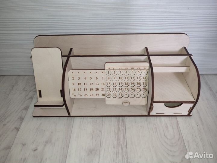 Органайзер для канцелярии деревянный