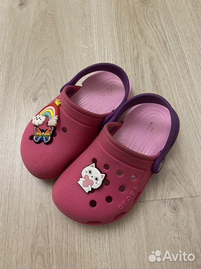 Crocs c10 сабо на девочку