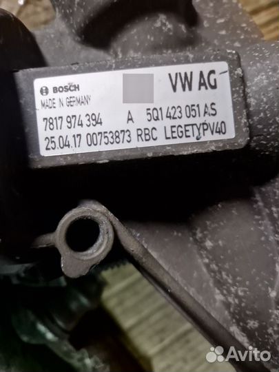 Рулевая рейка volkswagen golf mk7