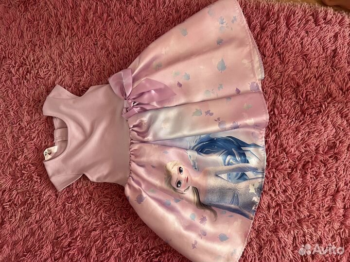 Платье для девочки с Эльзой