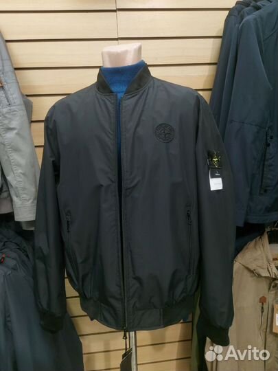 Мужская ветровка бомбер stone island