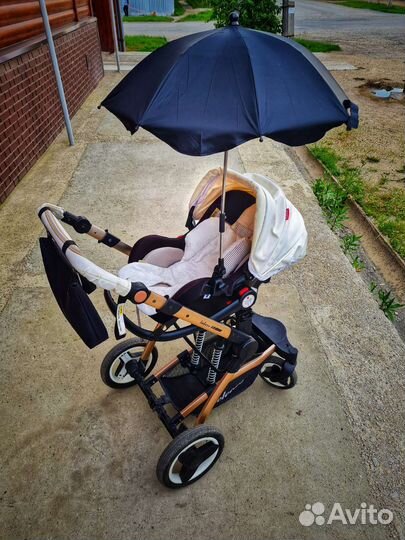 Коляска с укачивающим устройством Belecoo X6 3в1