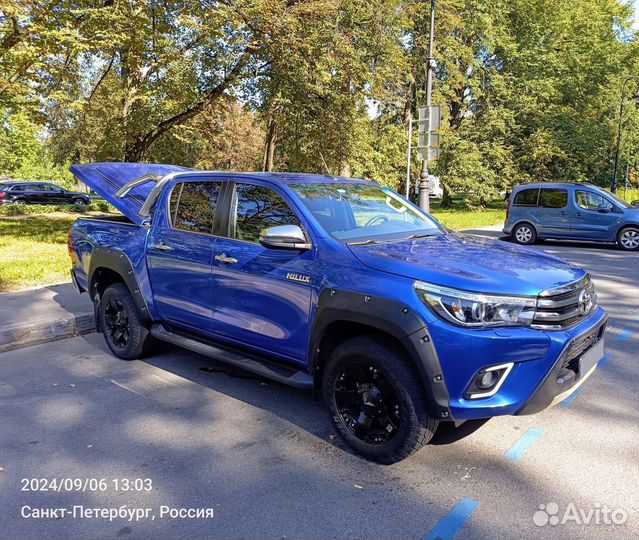 Toyota Hilux 2.8 AT, 2018, 48 000 км