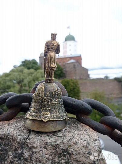 Колокольчик Выборг. бронза
