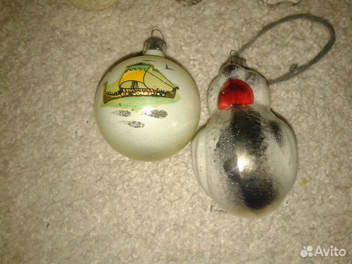 Елочные игрушки СССР