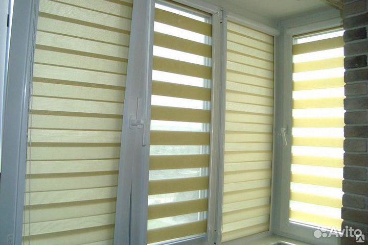 Рулонные шторы 2в1 от производителя