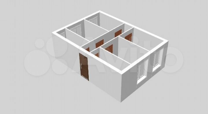 Дом 42 м² на участке 10 сот.