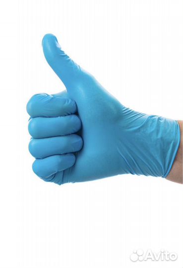 Перчатки нитриловые L