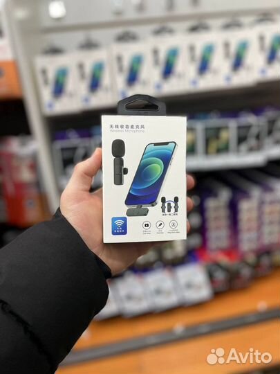 Беспроводной петличный микрофон