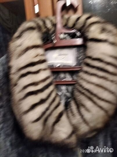 Шуба мутоновая с норкой