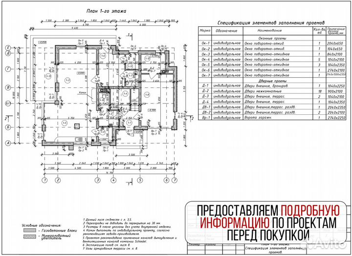 Готовые проекты домов газобетон, газоблок, сибит
