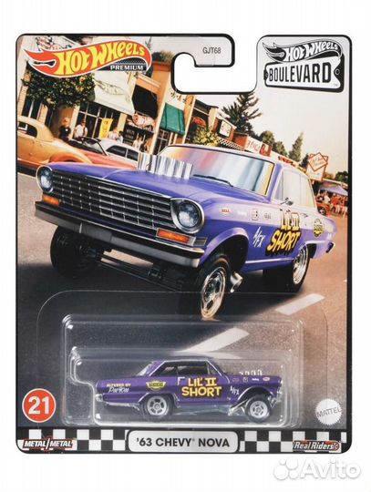 Hot wheels boulevard Chevy nova gasser premium