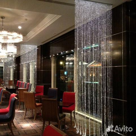 Оптоволоконные занавесы шторы перегородки
