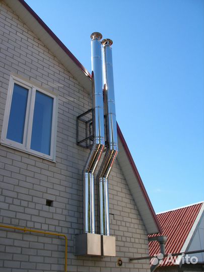 Дымоход 4 м Комплект Диаметр 120х200