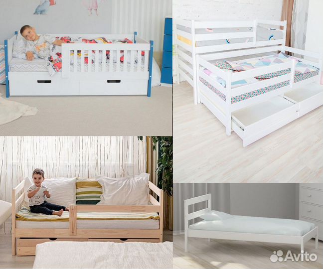 В наличии кровать из натурального дерева