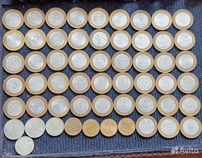 Юбилейные монеты 10р, 2р