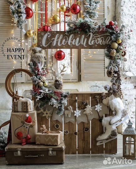 Оформление входной группы, витрин магазина