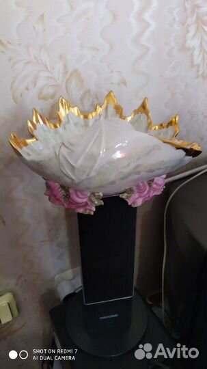 Фарфоровая ваза-конфетница.СССР