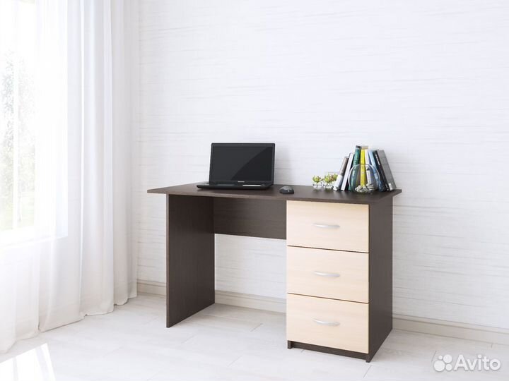Письменный стол Сити-1 Дуб Венге / Дуб Молочный