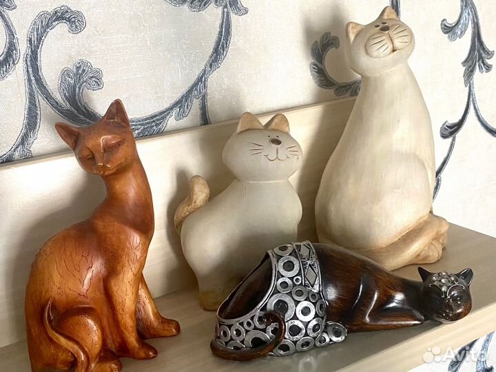 Коты лотами статуэтки фигурки котов