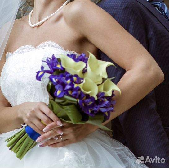 Свадебное платье 42-44 размер