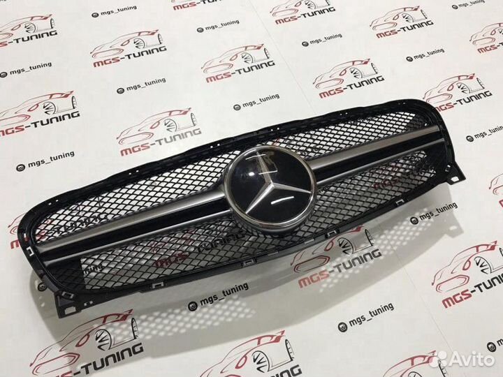 Решетка GLA в стиле AMG 45 Chrome 17-19 Дистроник