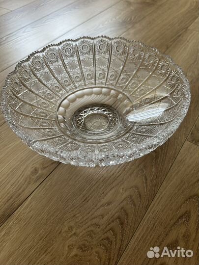 Ваза хрустальная