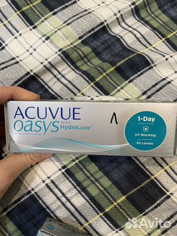 Acuvue oasys hydraluxe 1-day -0,75