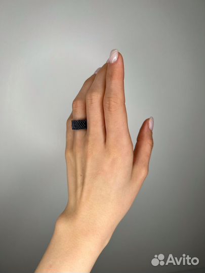 Кольцо из японского бисера miyuki delica