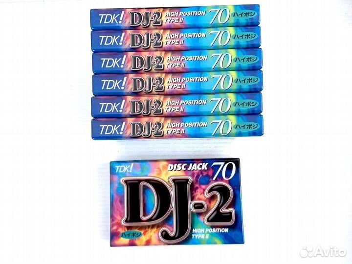 Аудиокассеты кассеты TDK DJ 2 70 - 1996 г