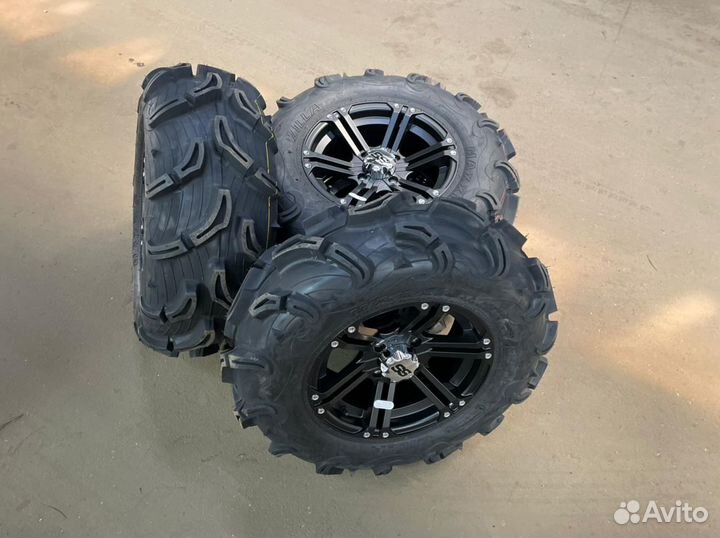 Разноширокие колеса для квадроцикла 4*110 28 14