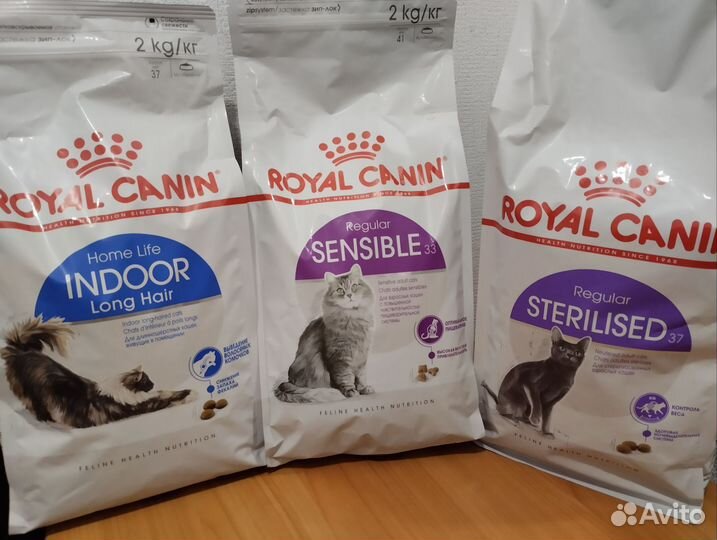 Корм для кошек Florida и Royal canin