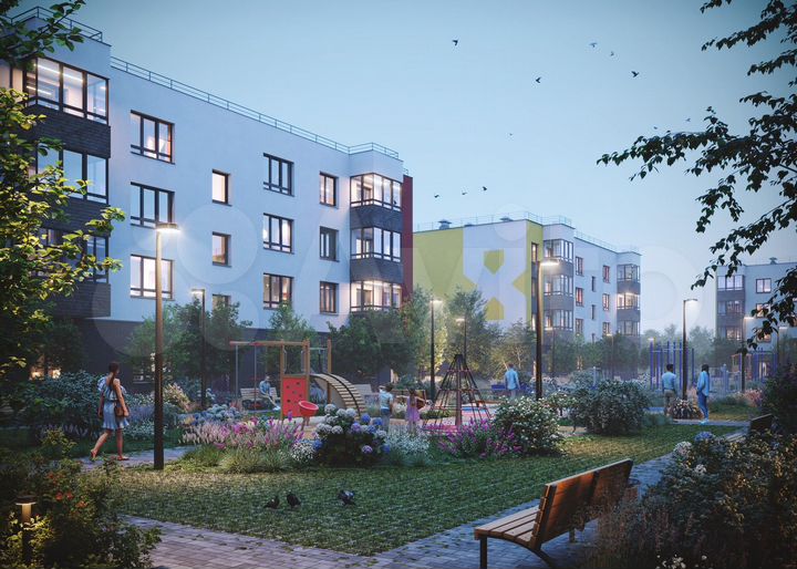 2-к. квартира, 66,4 м², 3/4 эт.